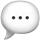 Emoji d'une bulle de dialogue avec trois points