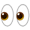 Emoji de deux yeux